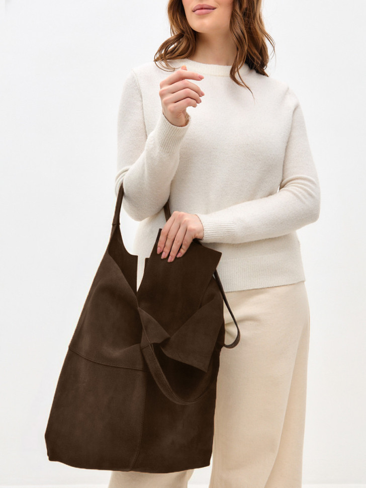 Сумка FIATO 2653С замша шоколад Сумка FIATO 2653С замша шоколад