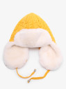 Ушанка Warm Goddess 2705 желтая Ушанка Warm Goddess 2705 желтая