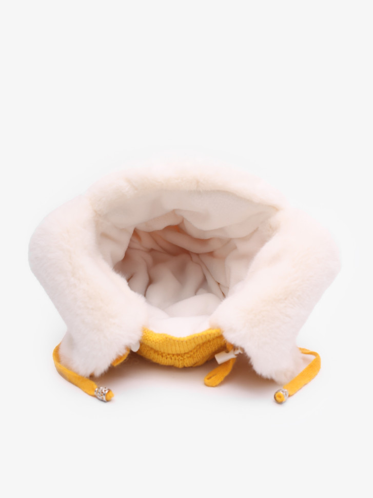 Ушанка Warm Goddess 2705 желтая