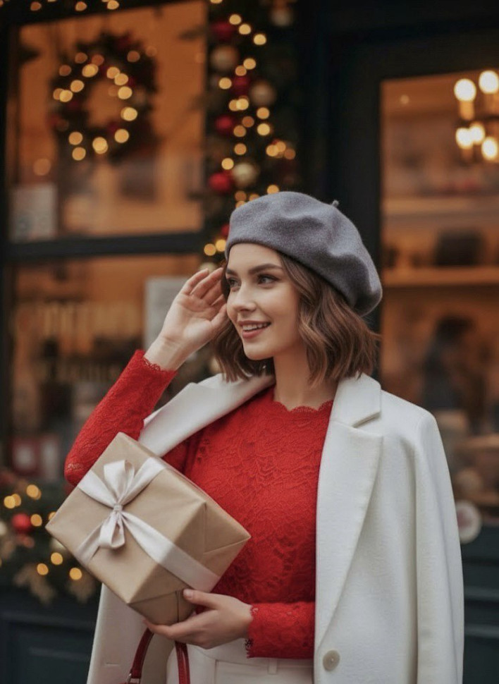 Берет женский Stigler, имбирь