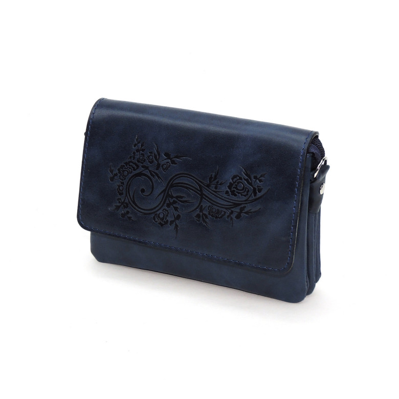 Женская сумочка кошелёк Natalia Kalinovskaya С53т «Колибри» синяя Женская сумочка кошелёк Natalia Kalinovskaya С53т «Колибри» синяя