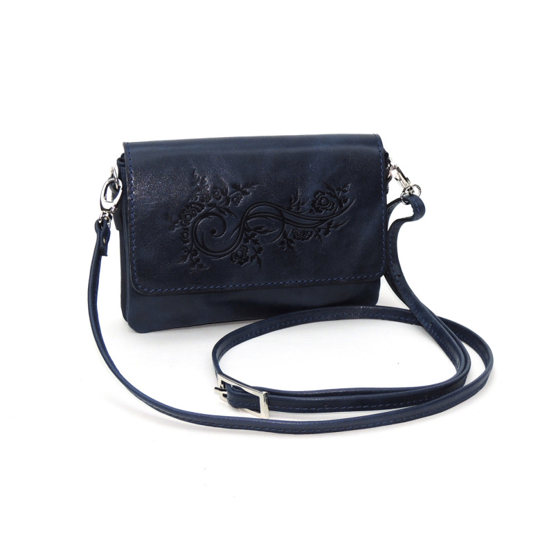 Женская сумочка кошелёк Natalia Kalinovskaya С53т «Колибри» синяя Женская сумочка кошелёк Natalia Kalinovskaya С53т «Колибри» синяя