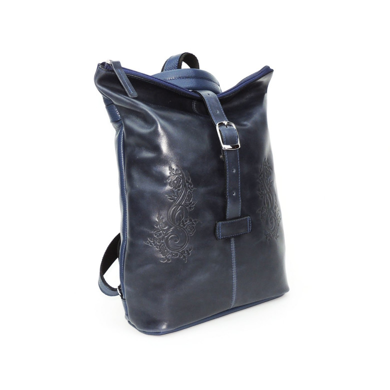 Сумка-рюкзак Natalia Kalinovskaya, "Карла" синяя
