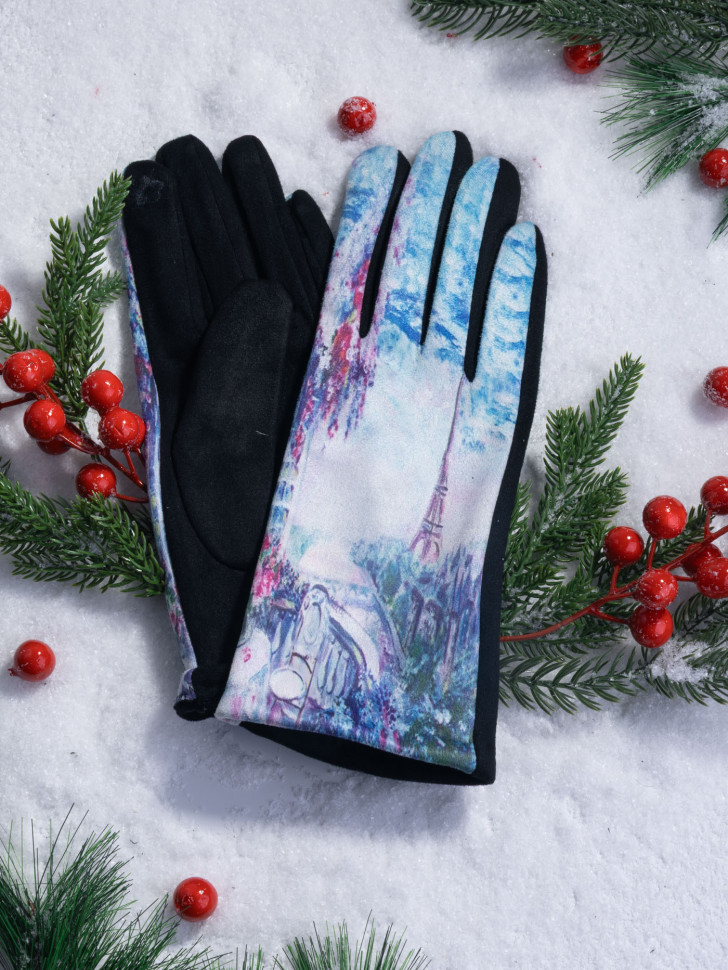 Перчатки женские Ангел 111-24 Эйф.башня Перчатки женские Ангел 111-24 Эйф.башня