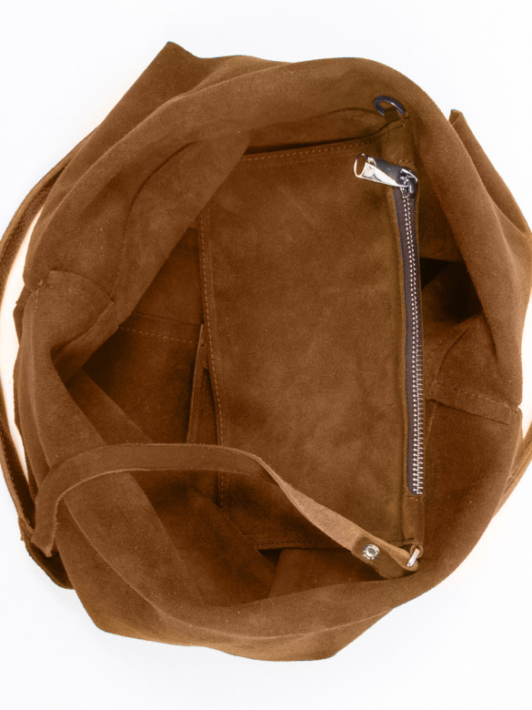 Сумка FIATO 2653С замша табако