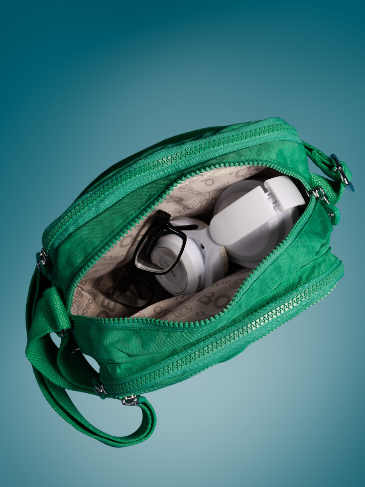 Сумка женская Bobo 8207 ярко-зелёная Сумка женская Bobo 8207 ярко-зелёная