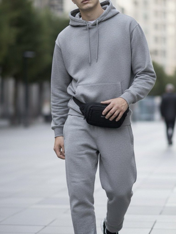 Сумка на пояс Baggins 80001 черная