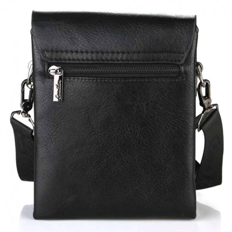 Мужская сумка-планшет из экокожи Cantlor Y03-1 чёрная