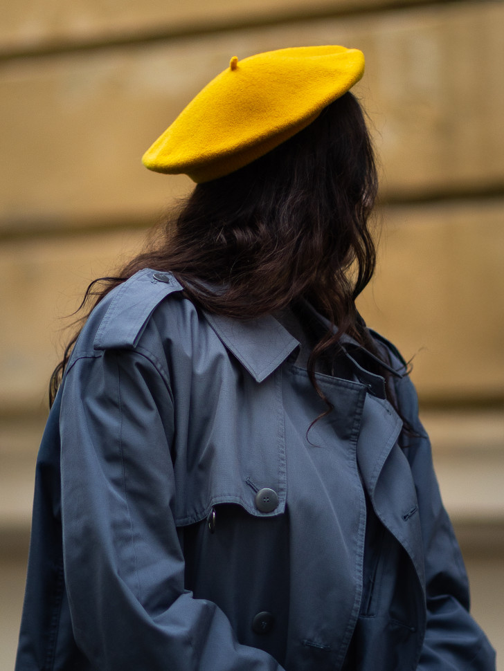 Берет женский Stigler, канарейка Берет женский Stigler, канарейка