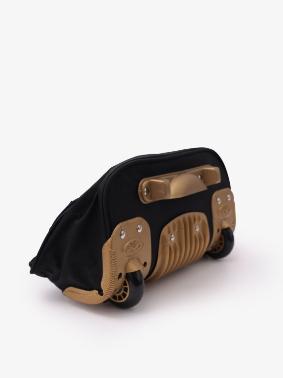 Сумка-трансформер дорожная хозяйственная на 2 колёсах TsV 526,22 чёрная/бронза Сумка-трансформер дорожная хозяйственная на 2 колёсах TsV 526,22 чёрная/бронза