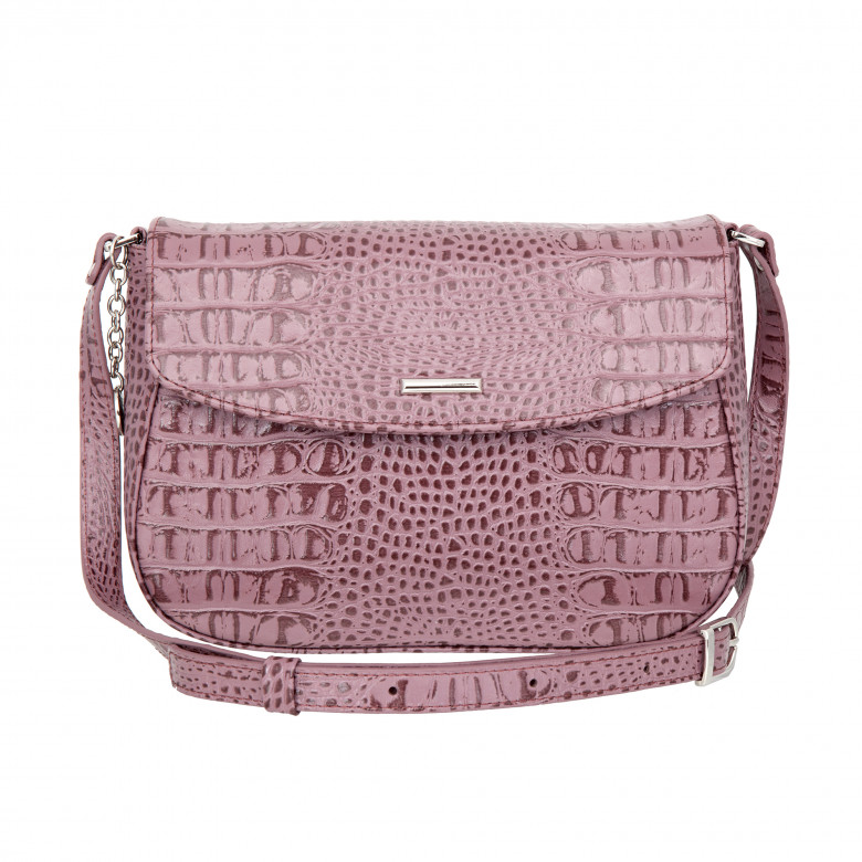 Сумка женская Sergio Belotti, 7080 Croco pink Caprice розовая