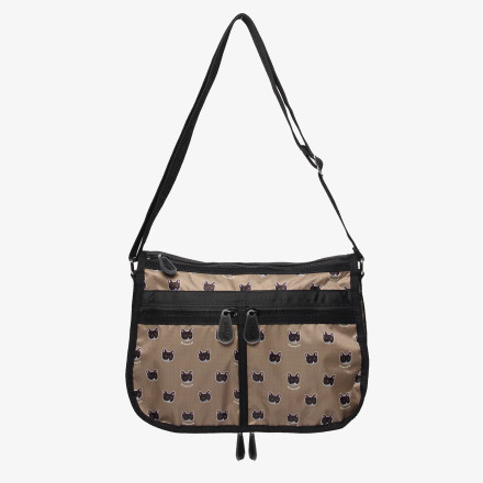 Сумка Minigirl 191 коты коричневая