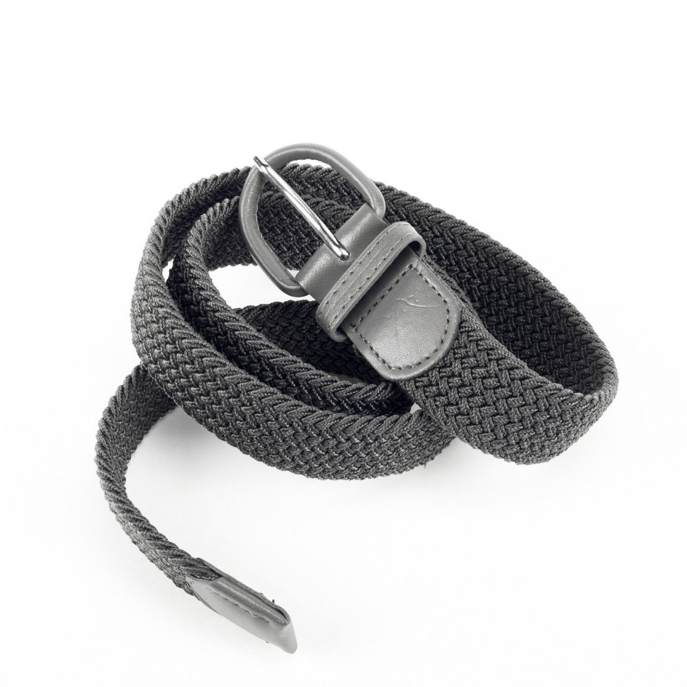 Ремень женский 35 резинка чёрный