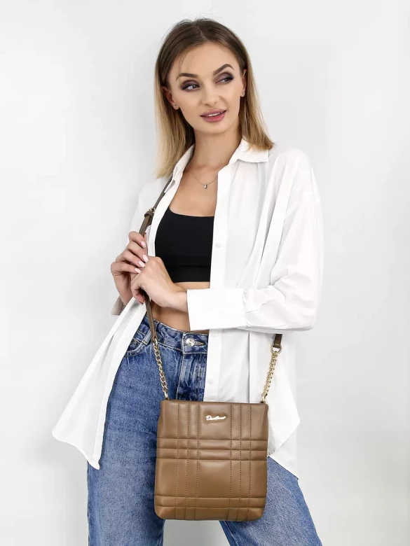 Сумка женская David Jones 7014-1 taupe