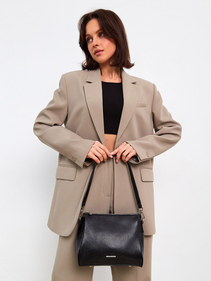 Сумка Fiato 2794 вителло чёрная