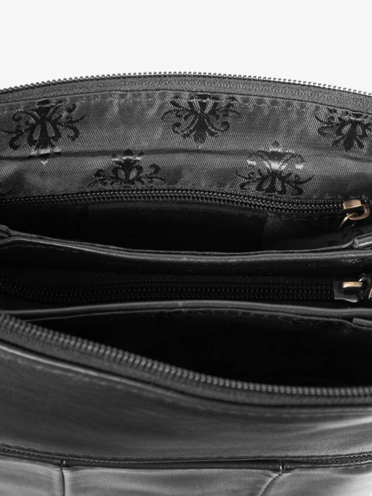 Сумка мужская zн ALEXX ALG0108 черная наппа Сумка мужская zн ALEXX ALG0108 черная наппа