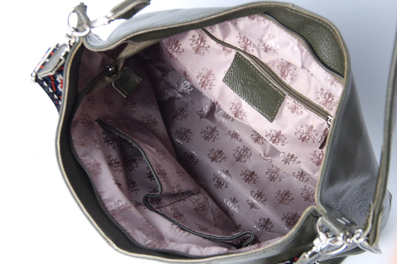 Сумка женская-мешок Maxsimo Tarnavsky, 2016 тёмно-серая флотер