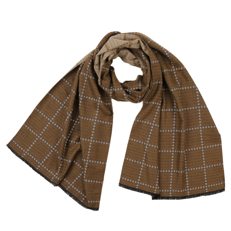 Шарф мужской Fabretti UWR1165-12 коричневый