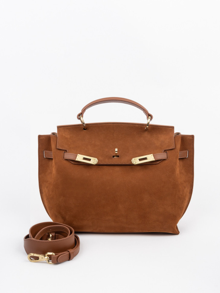 Сумка Curanni 9402 замша рыжая Сумка Curanni 9402 замша рыжая