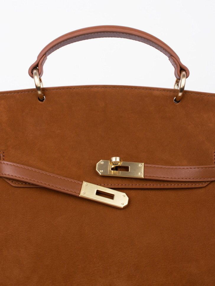 Сумка Curanni 9402 замша рыжая Сумка Curanni 9402 замша рыжая