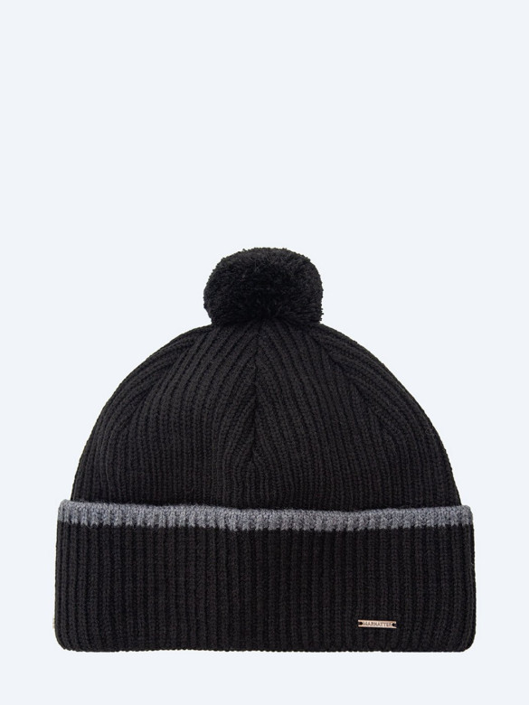 Мужская шапка 12074 MARHATTER черная