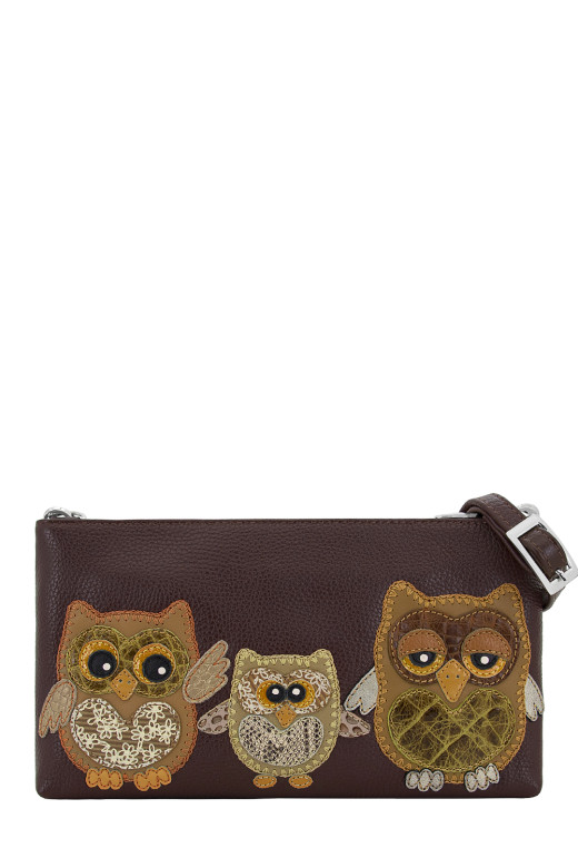 Сумка женская Protege, ДС-251-99 "Совята №2" мокко Сумка женская Protege, ДС-251-99 "Совята №2" мокко
