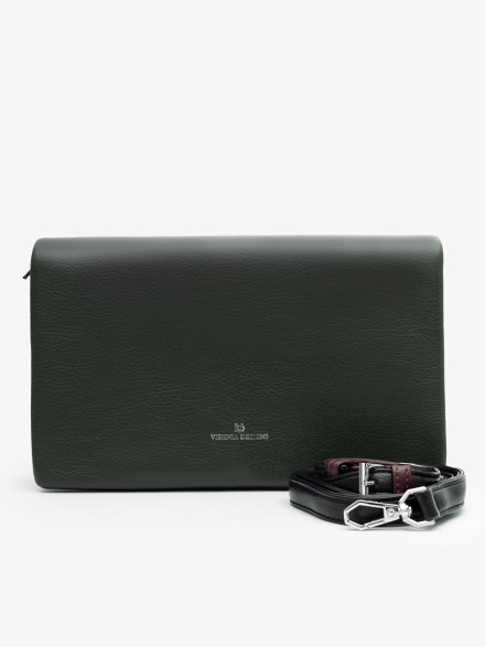  Сумка женская Vishnia 0006 green/wine