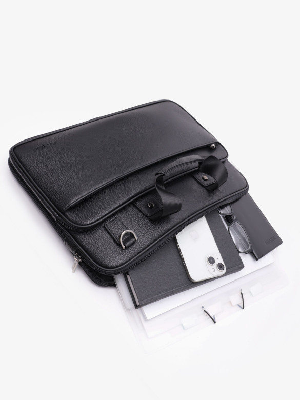 Сумка мужская Cantlor Ж03-705А-5 черная Сумка мужская Cantlor Ж03-705А-5 черная