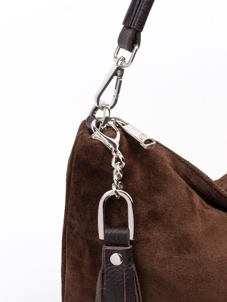 Сумка FIATO 2757 замша шоколад Сумка FIATO 2757 замша шоколад