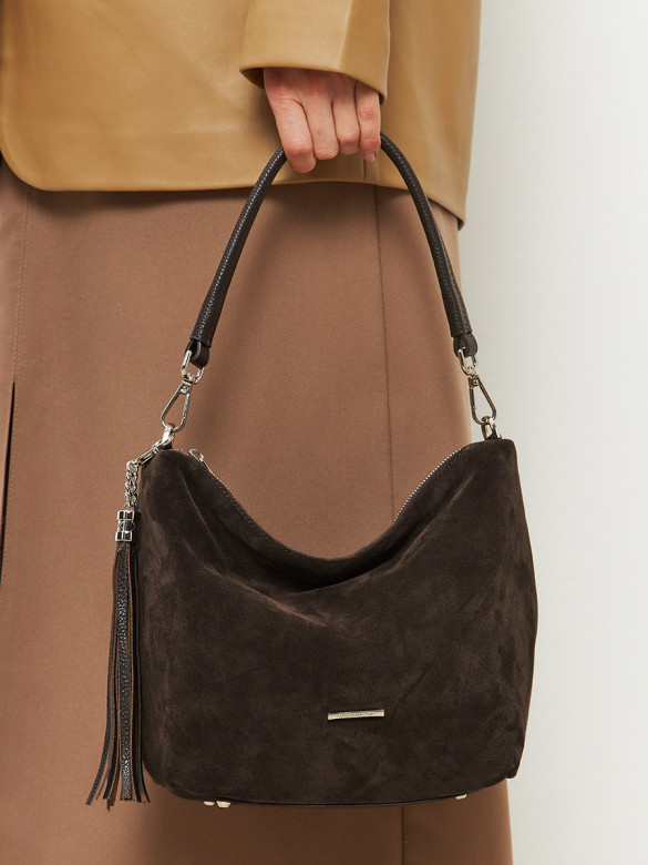 Сумка FIATO 2757 замша шоколад