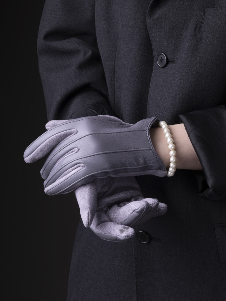 Перчатки женские HAVVS 6026 серые Перчатки женские HAVVS 6026 серые