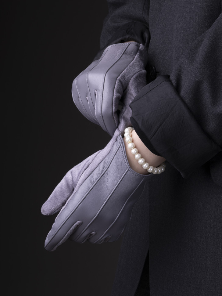 Перчатки женские HAVVS 6026 серые Перчатки женские HAVVS 6026 серые