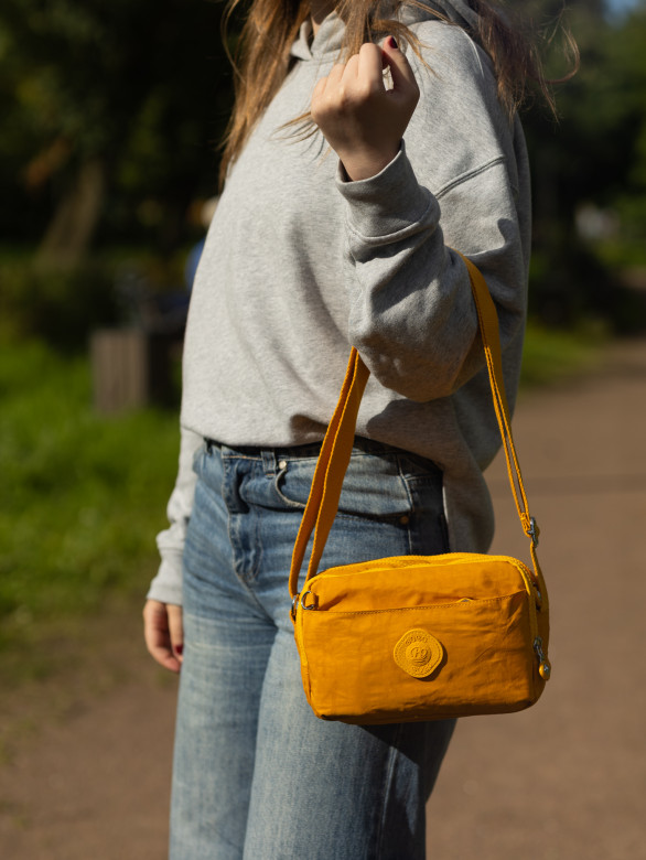 Сумка женская Bobo 9923-5 жёлтая Сумка женская Bobo 9923-5 жёлтая