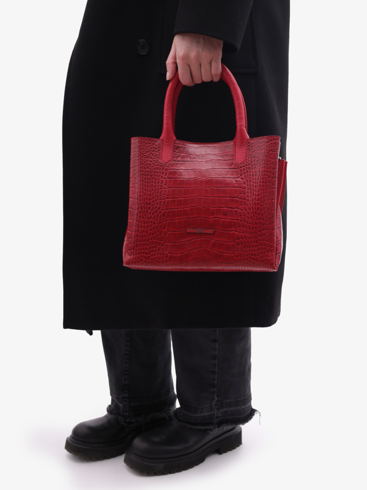Сумка женская Karya 2392 красный крокодил Сумка женская Karya 2392 красный крокодил