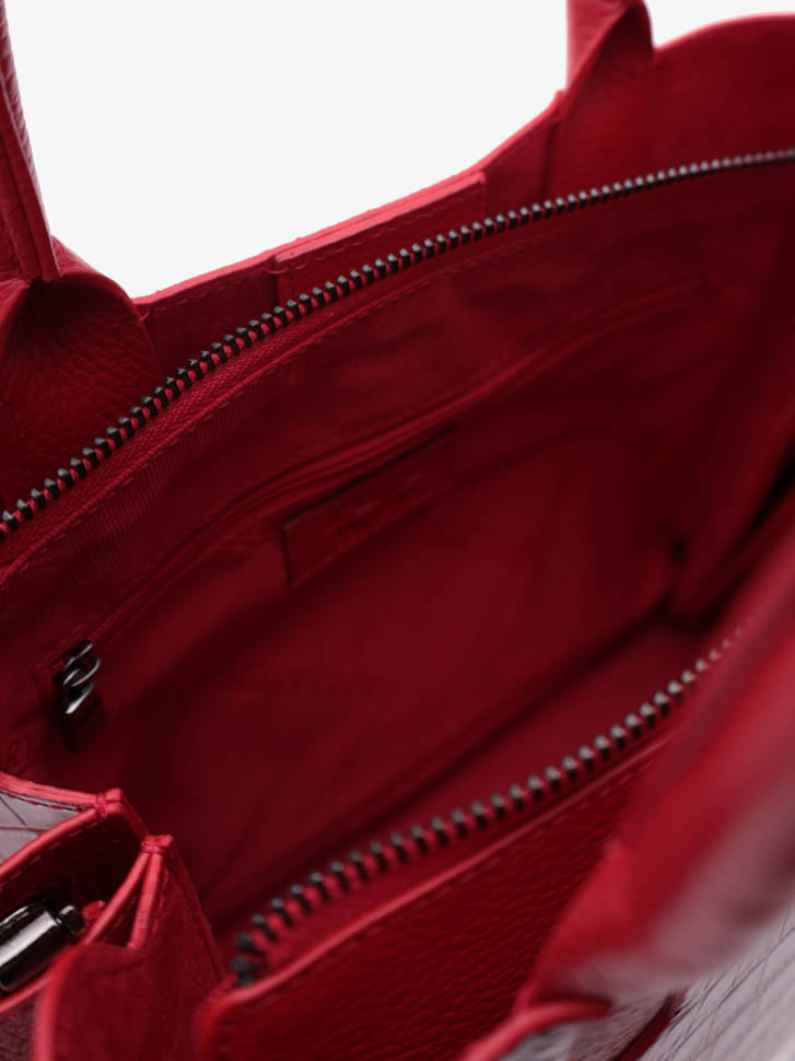 Сумка женская Karya 2392 красный крокодил Сумка женская Karya 2392 красный крокодил