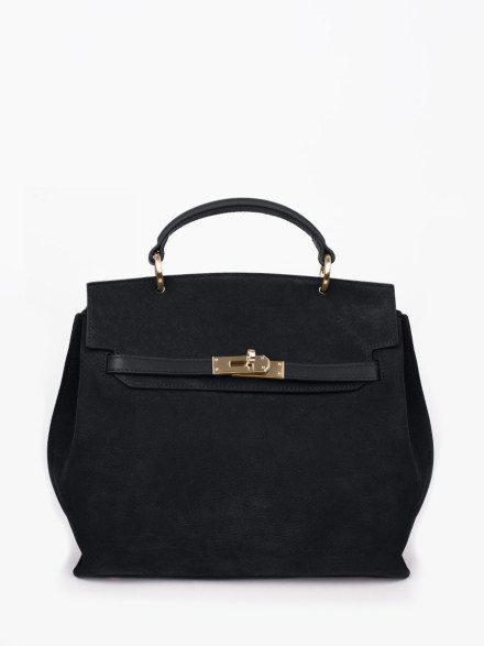 Сумка Curanni 9402 замша чёрная