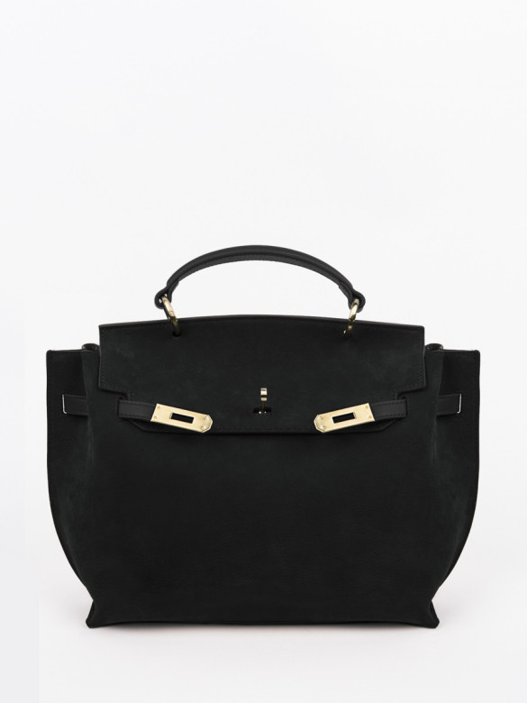 Сумка Curanni 9402 замша чёрная