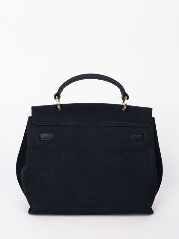 Сумка Curanni 9402 замша чёрная