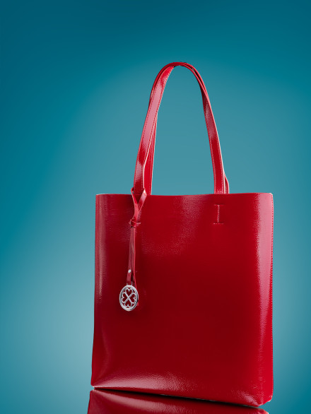 Сумка женская Baggins KDL-1300 лак красный