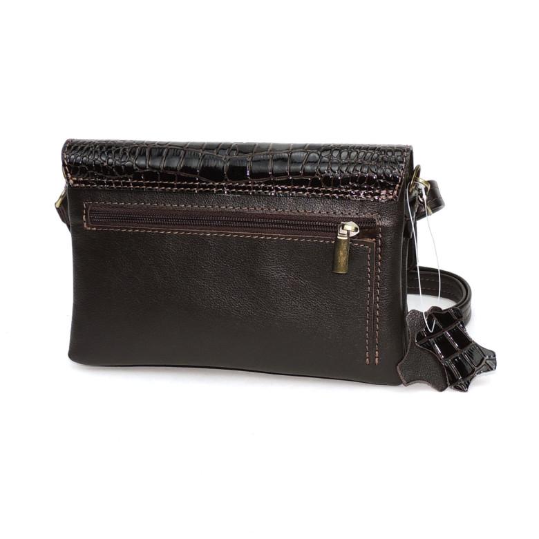 Коричневая женская кожаная сумка Natalia Kalinovskaya «Кора»