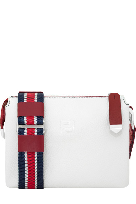 Сумка женская Protege Ц-438 белая/синяя флотер