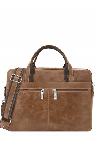 Деловая сумка мужская Protege, Ц-273 - коричневый пулл ап