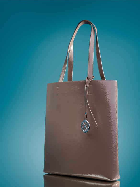 Сумка женская Baggins KDL-1300 лак беж