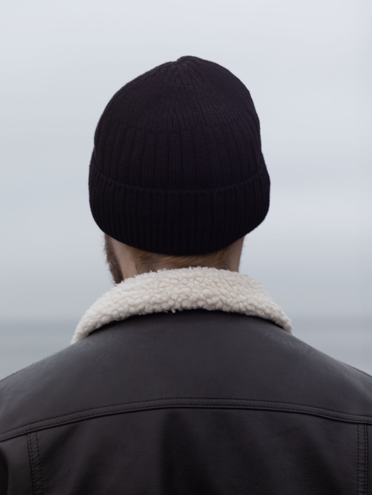 Шапка мужская 12072/2 MARHATTER чёрный (57-59)