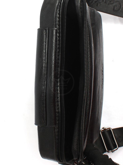 Мужская сумка-планшет из экокожи Cantlor L3080L-5 чёрная Мужская сумка-планшет из экокожи Cantlor L3080L-5 чёрная