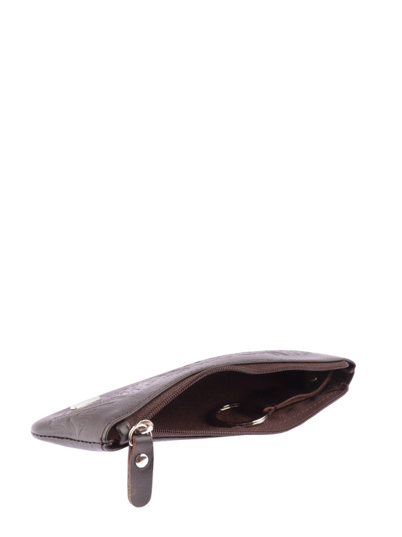 Ключник РИДЛ PRALINE Esse, кожа шоколад тиснение, 74961