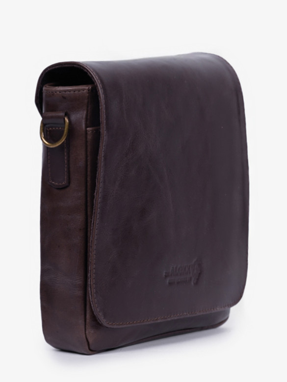 Сумка мужская zн ALEXX 0111 коричневая