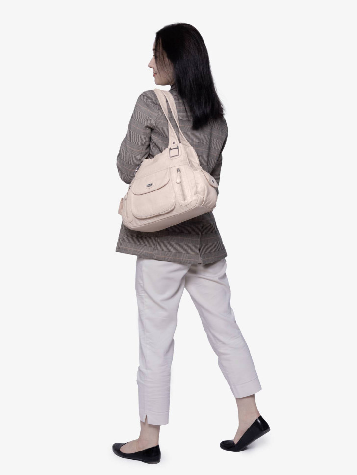 Сумка Runyi, А808 бежевая Сумка Runyi, А808 бежевая