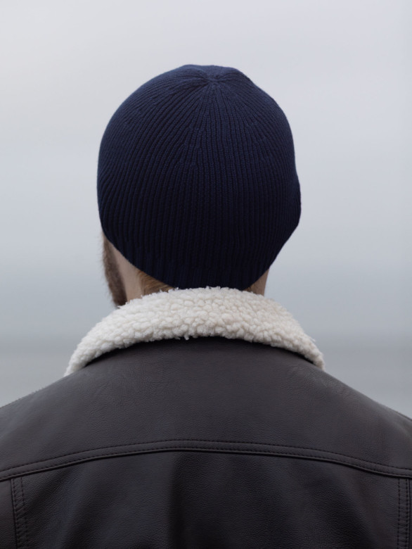 Шапка мужская 13152 MARHATTER синяя (57-59)