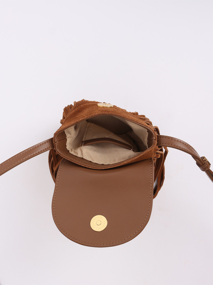 Сумка Lamagio 5840 замша рыжая